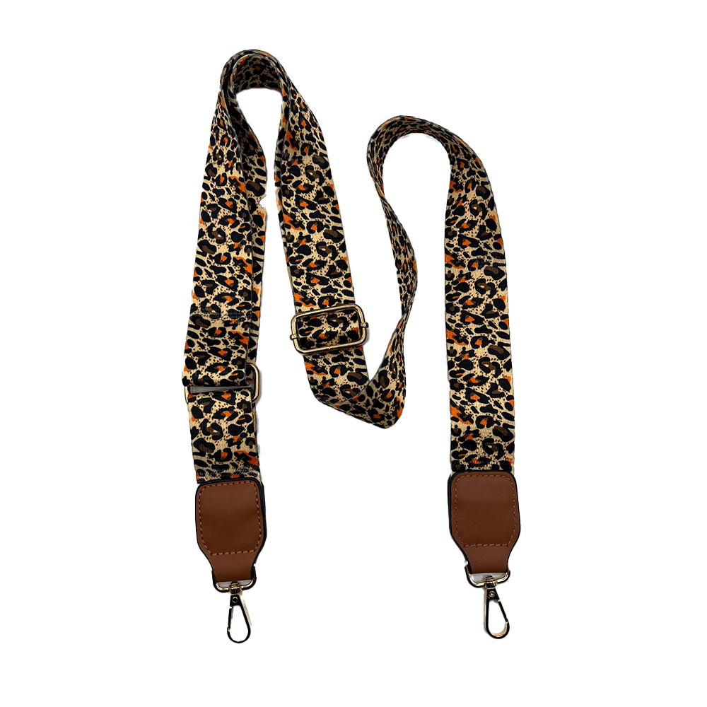 Orange animal print Strap