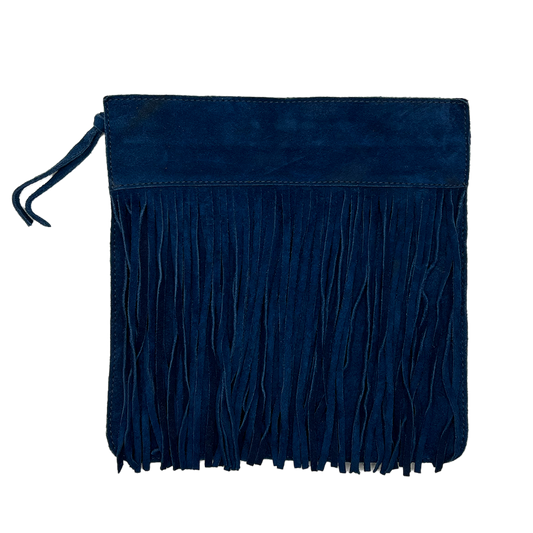 Fringes Suede blue