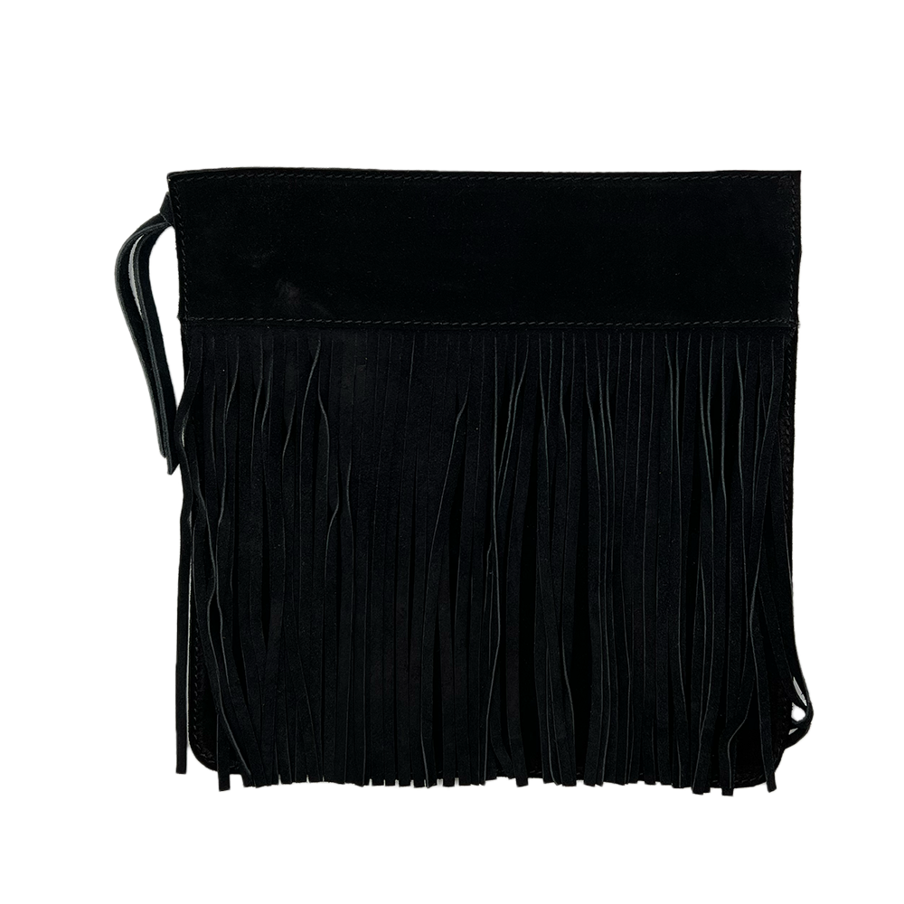 Fringes Suede Black