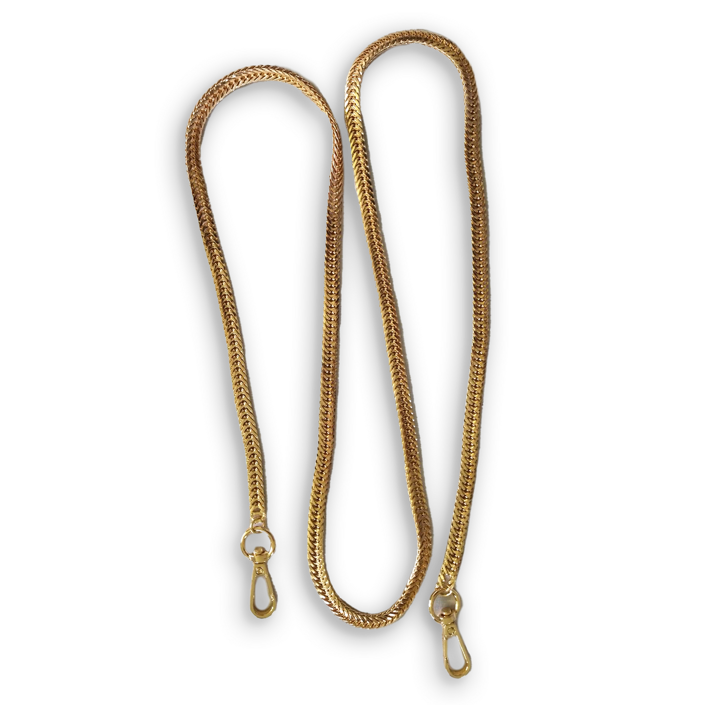 Flat Weave Gold Chain