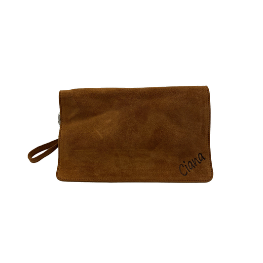 Bag tan suede