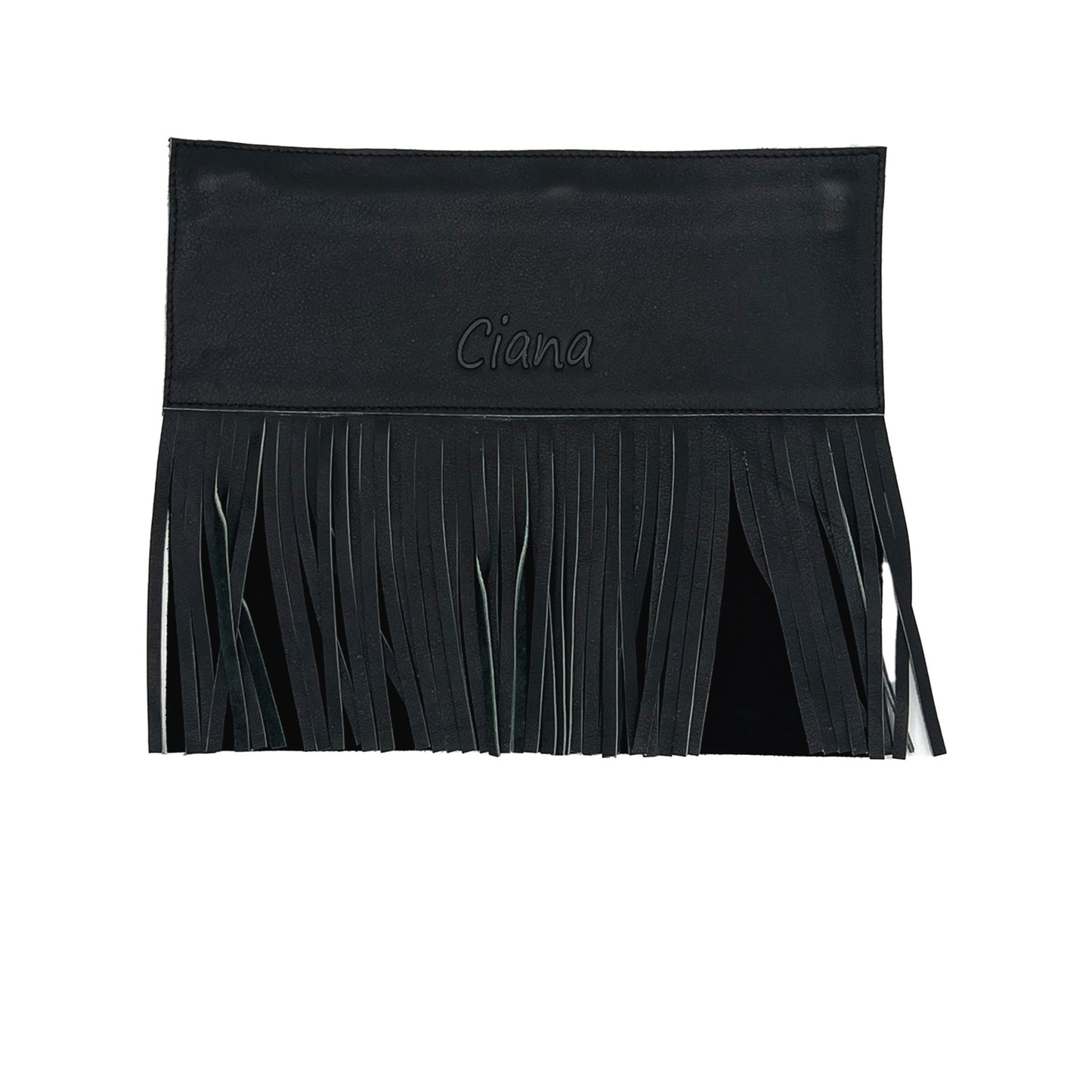 Fringes Leather Black